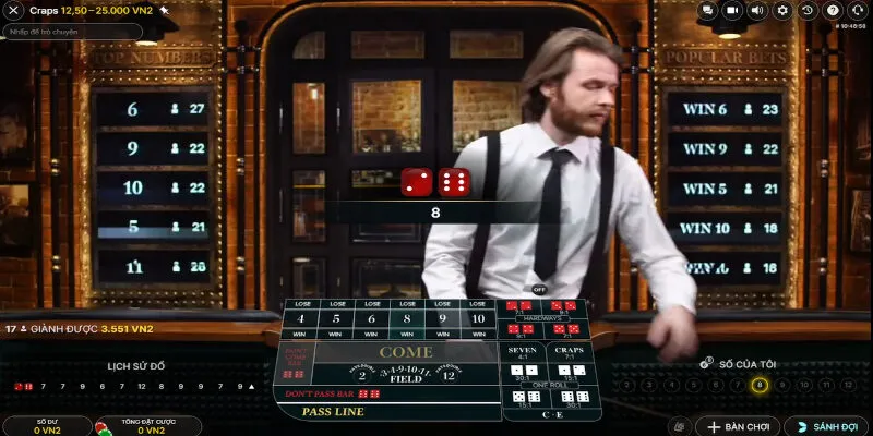 Mẹo chơi Craps hiệu quả cho người mới